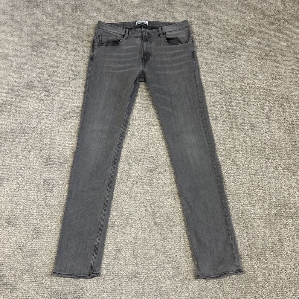 Stone Island Jeans Men’s 32 X 32 Gray Denim Type SK Skinny
